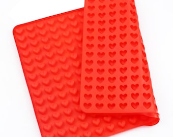 Molde de silicona con forma de corazón para chocolate, molde para velas de cera, molde de silicona con forma de corazón para jabón, molde de silicona con forma de corazón para caramelos, molde de resina epoxi con forma de corazón 250353