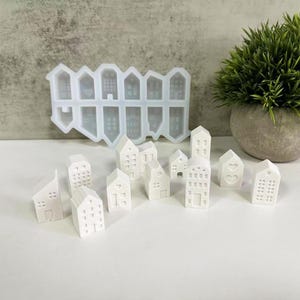 Mini House Silicone Mold,Concrete Plaster House Mold,House Candle Making Silicon Mold,Epoxy Resin House Mold,Soap Mold 240603