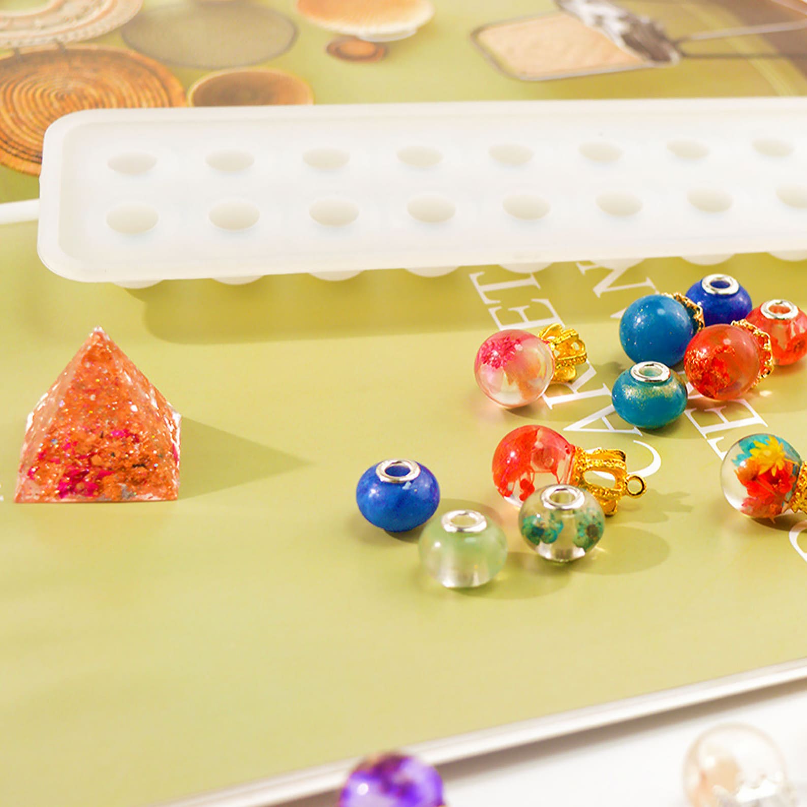 2MM Ball Silicone Mold,sphere Bead Mold,epoxy Resin Ball Mold,crystal ...
