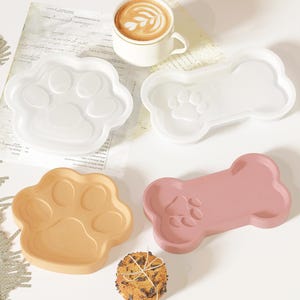 Cat Paw Tray Silicone Mold,Concrete Plaster Trinket Tray Mold,Epoxy Resin Jewelry Tray Mold,UV Resin Coaster Silicon Mold,Dish Mold 221488