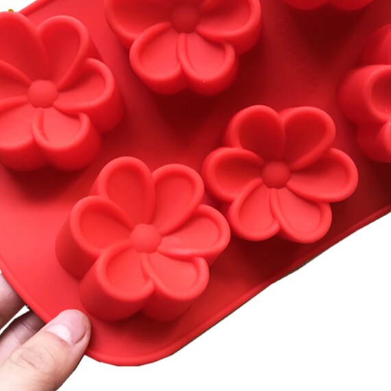 Stampo In Silicone Per Torta E Cioccolatini – 3 Formine A Fiore – Fai Da Te