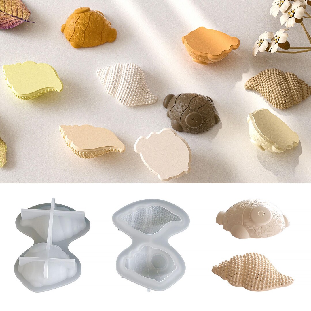 Shell Pendant Silicone Mold,epoxy Resin Shell Earrings Mold,uv Resin ...
