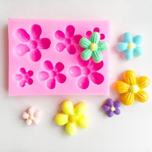 Flower Clay Silicone Mold,Epoxy Resin Flower Mold,Flower Silicon Mold,Flower Fondant Mold,Chocolate Silicon Mold 231858