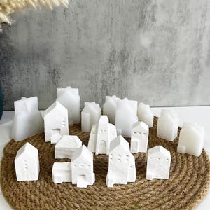 Small House Candle Silicone Mold,Concrete Plaster Nordic Styles House Mold,Wax Candle Making Mold,Epoxy Resin House Mold 231790