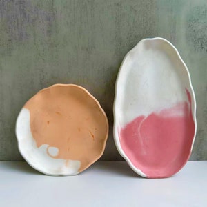 2 Styles Irregular Oval Dish Silicone Mold,Concrete Plaster Tray Mold,Epoxy Resin Jewelry Trinket Tray Mold,Dish Resin Mold 221251