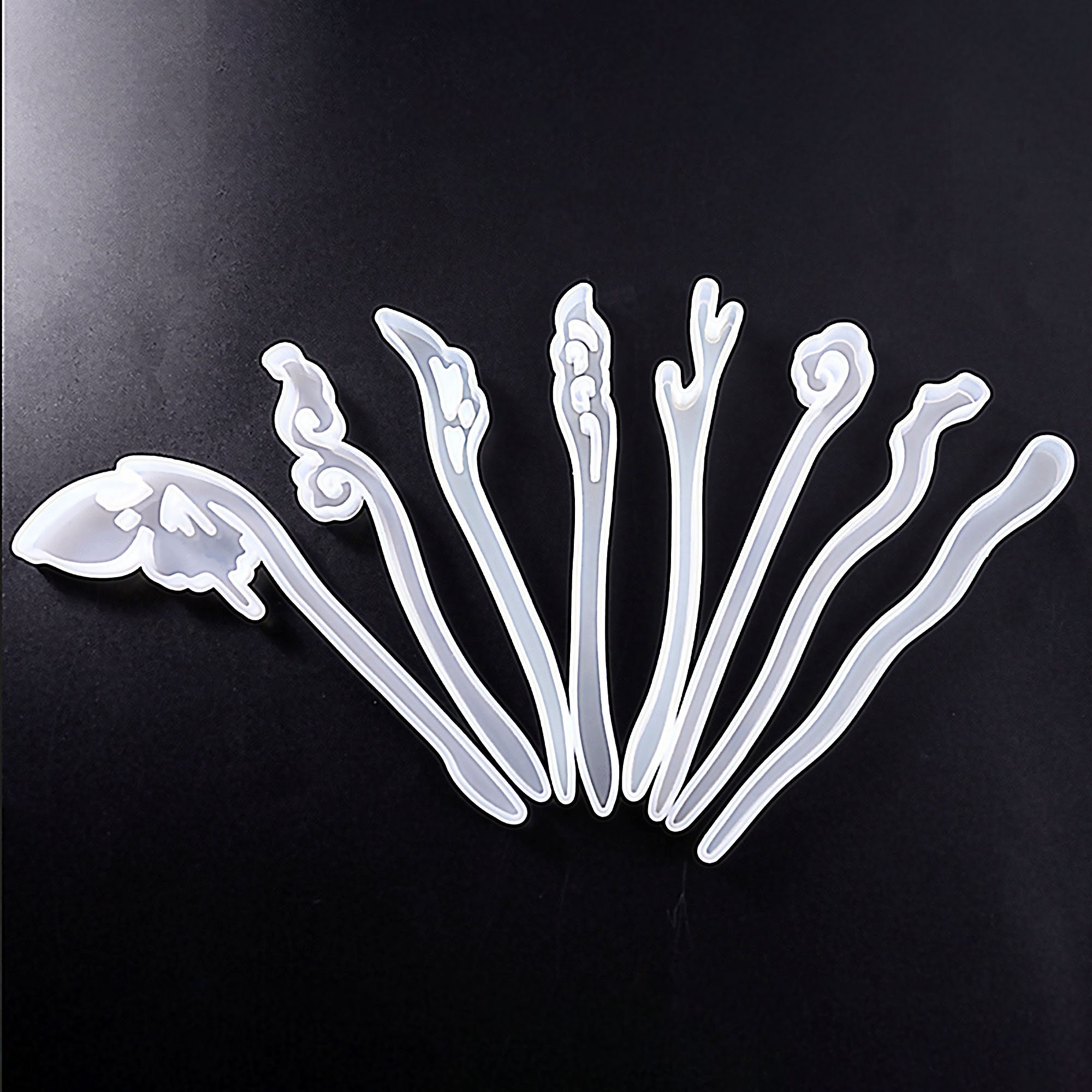 LET'S RESIN Extra Large Resin Molds, Table Mold With 3 Pcs Hairpin