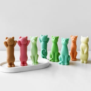 Cat Candles Silicone Mold,Wax Candles Making Mold,Concrete Plaster Cat Mold,Epoxy Resin Animal Mold,Handmade Candles Silicon Mold 231838