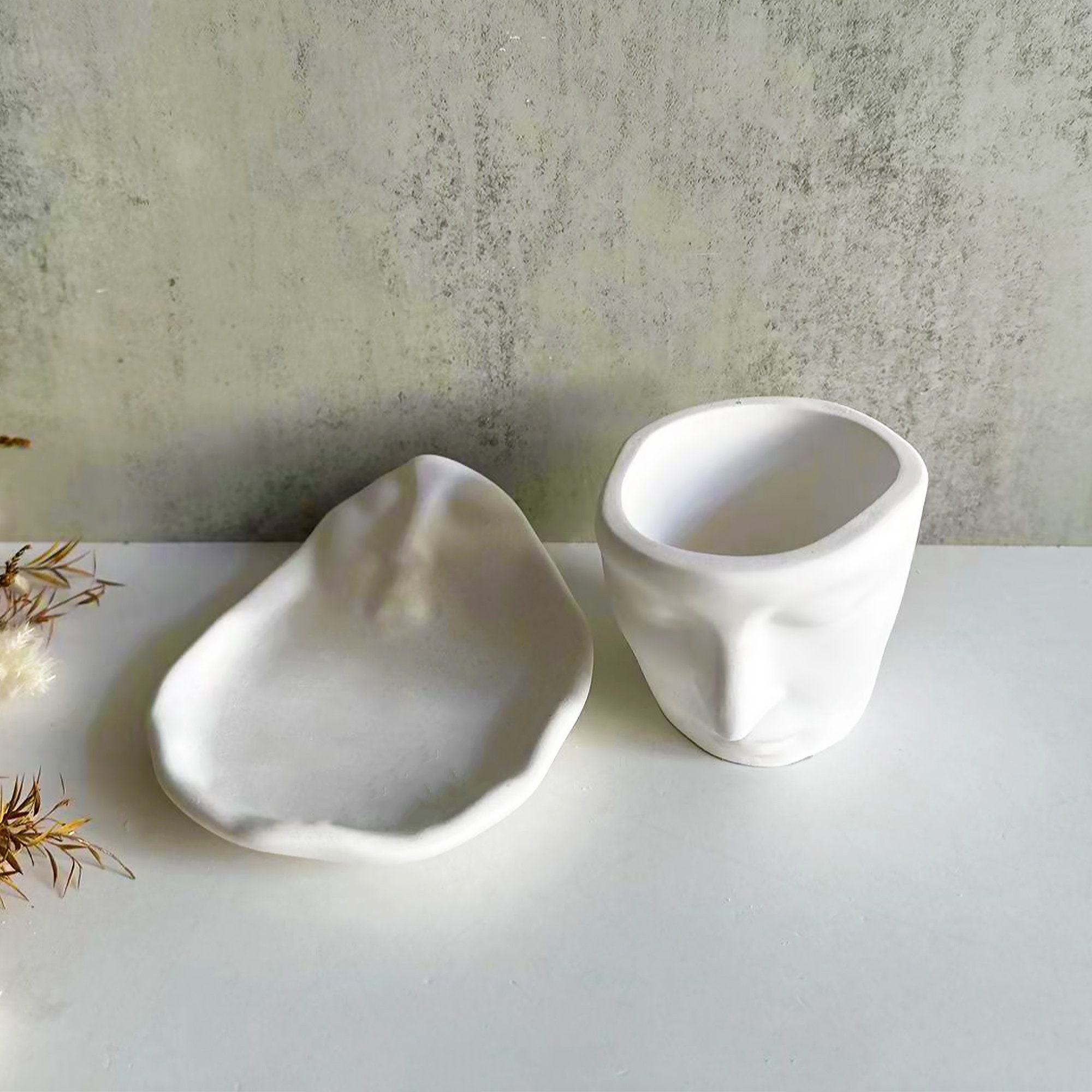 Vaso Da Fiori Con Faccia Di Ragazza In Resina – Per Piante Grasse, Decorazione Casa Fai Da Te, Regalo Originale - 2