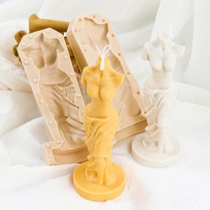 Venus Candle Silicone Mold,Concrete Plaster Venus Goddess Mold,Wax Candle Making Silicon Mold,Epoxy Resin Venus Mold 231387