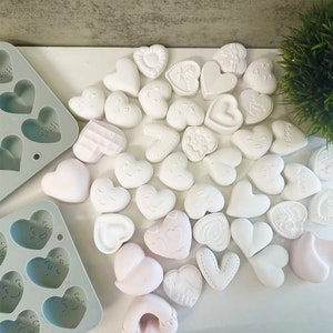 Heart Silicone Mold,Concrete Plaster Heart Mold,Heart Candle Making Mold,Epoxy Resin Love Mold,Soap Silicon Mold,Chocolate Mold 231649