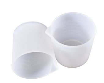 30ML Capacity Silicone Measuring Cup,Resin Measuring Cup,Use For Epoxy Resin Mixing,Jewelry Making,Waxing,Reusable Resin Supply Tools 290005