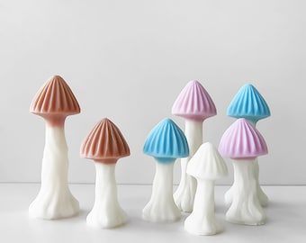 Mushroom Candles Silicone Mold,Wax Candles Making Mold,Concrete Plaster Mushroom Mold,Epoxy Resin Mushroom Mold,Candles Silicon Mold 231921