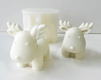Stampo in silicone per Natale con alci, stampi in silicone