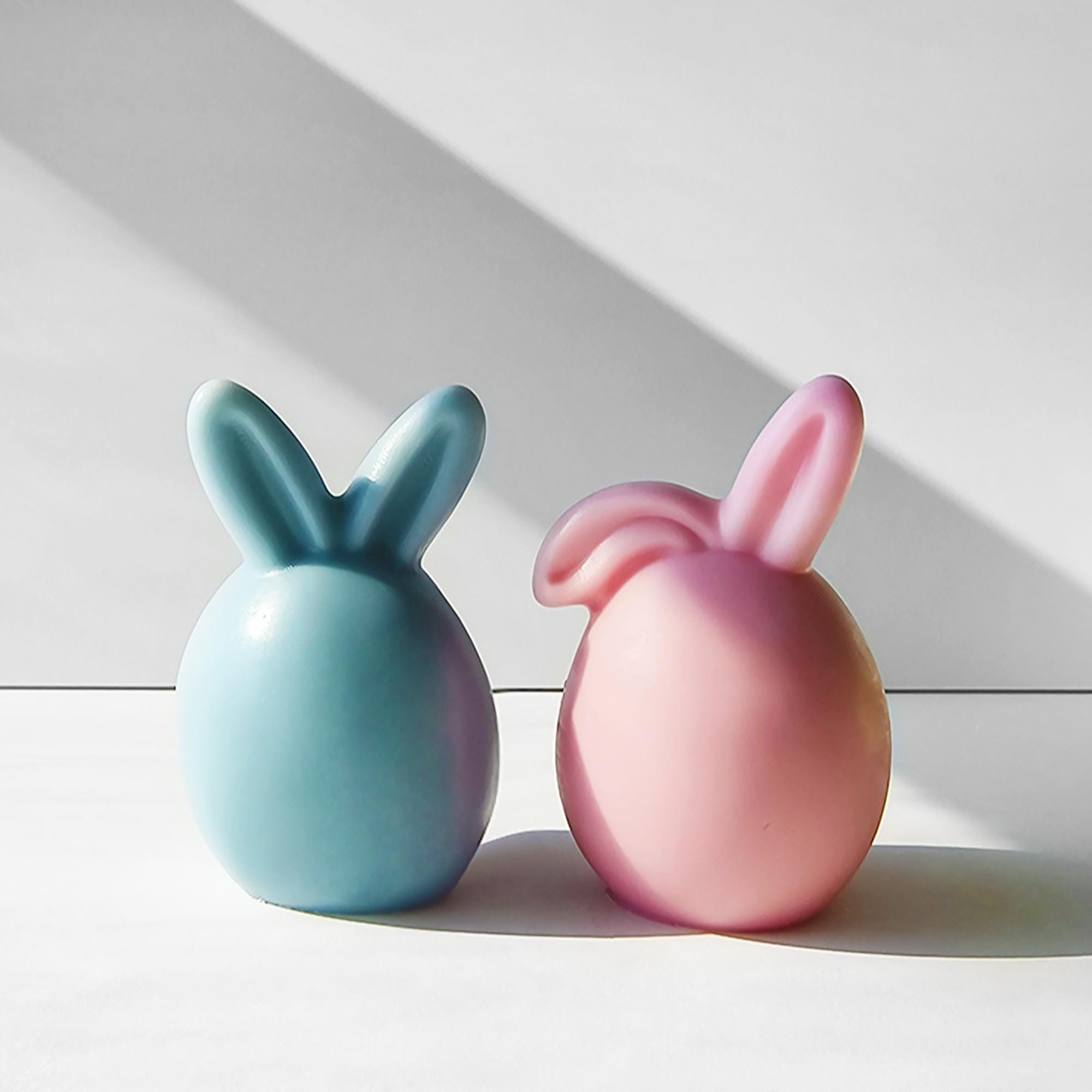 3 Stampo Silicone Coniglietto Pasquale Per Candele, Saponi E Gesso - Stampo Per Colata Con Base Rotonda - Fai Da Te Decorazioni Primaverili - 5
