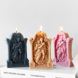 Arch Angel Candles Silicone Mold,Wax Candles Making Mold,Concrete Plaster Angel Mold,Unique Candles Silicon Mold,Epoxy Resin Mold 231831