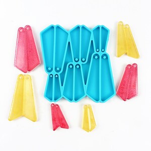 Knifelike Pendant Silicone Mold,Epoxy Resin Earring Mold,UV Resin Charm Mold,Concrete Plaster Jewelry Silicon Mold 212481