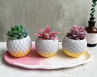Sphere Flower Pot Silicone Mold,Concrete Plaster Flowerpot Mold,Epoxy Resin Succulent Pot Mold,Cement Candle Cup Silicon Mold 222153