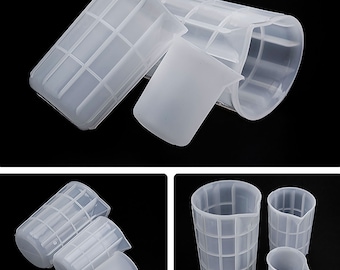 Supvox - Set di 16 misurini in silicone per resina epossidica, per miscelazione fai da te
