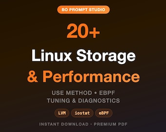 Guía rápida de almacenamiento y rendimiento de Linux / LVM iostat TuneD eBPF / PDF de referencia para administradores de sistemas de RHEL 9