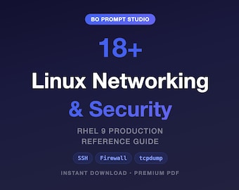 Guía rápida de redes y seguridad de Linux / firewalld SSH tcpdump SELinux nftables / PDF para administradores de sistemas de RHEL 9