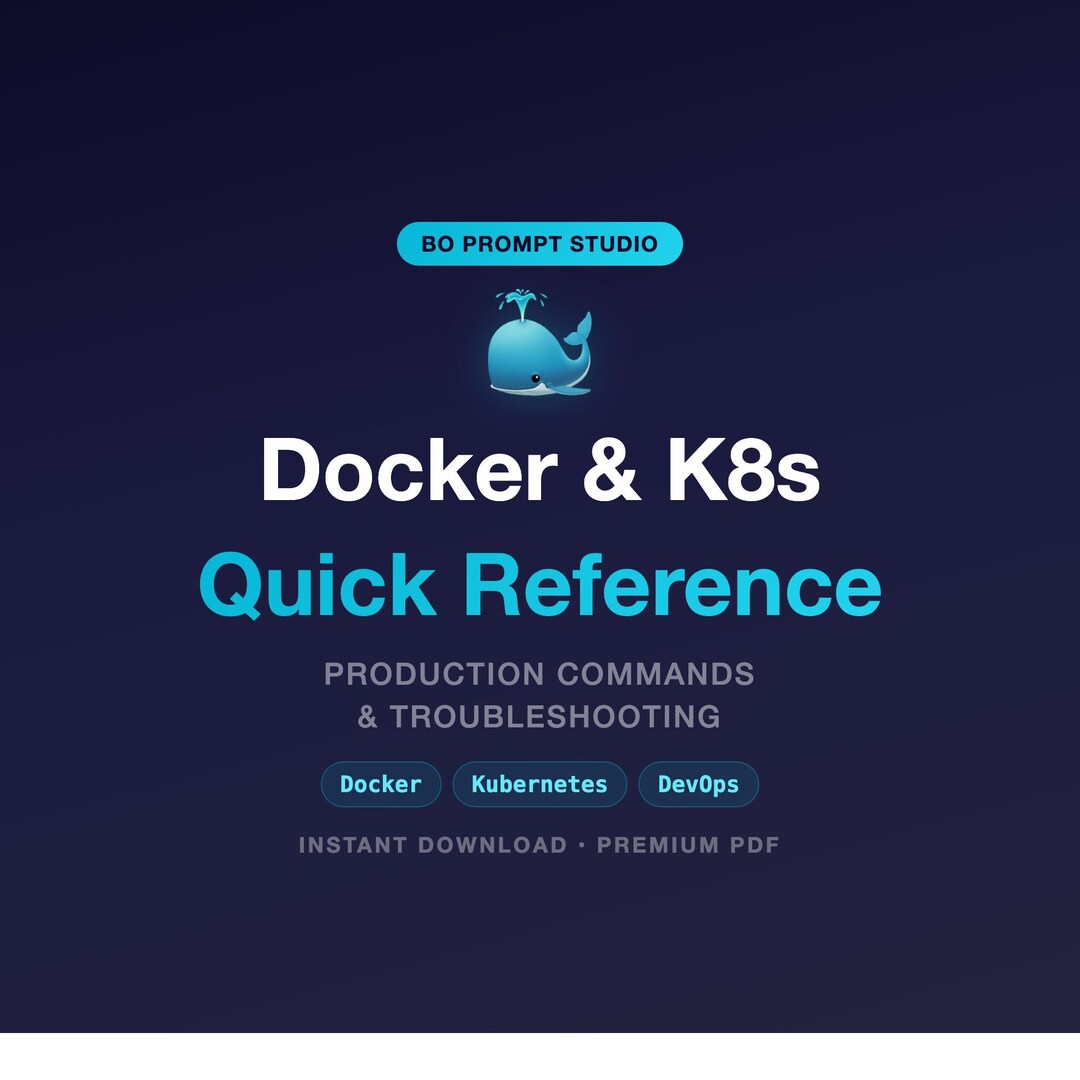 Docker & Kubernetes Quick Reference | 41-page PDF | Devops K8s Cheat ...
