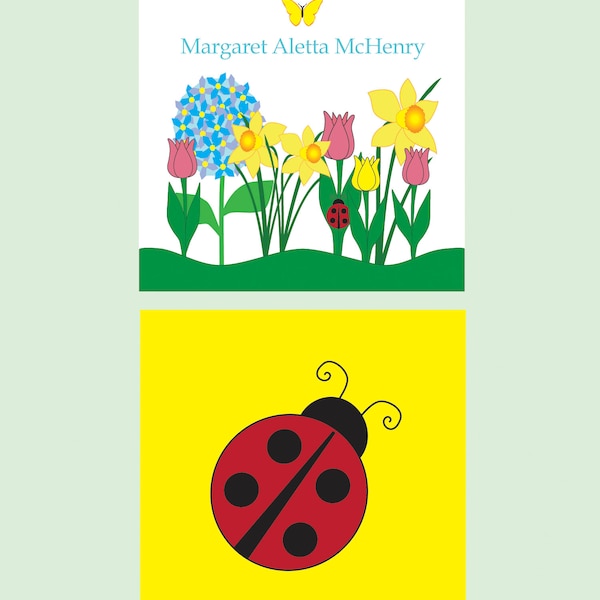 Children's calling cards (Custom double sided) Horses, Sailboats, Bunnies, Ballet shoes, Flowers, Ladybugs, Fish, Butterflies, Daisies