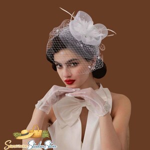 Tea Party Hat Vintage White - Etsy - Page 3