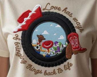Embroidered Vintage I Knew It I Knew You Shirt, TS Toy Story 5 Friendship Tee, Woody Buzz Lightyear Shirt, Disneyland Family Matching