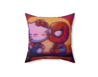 Almohada cuadrada de poliéster hilado