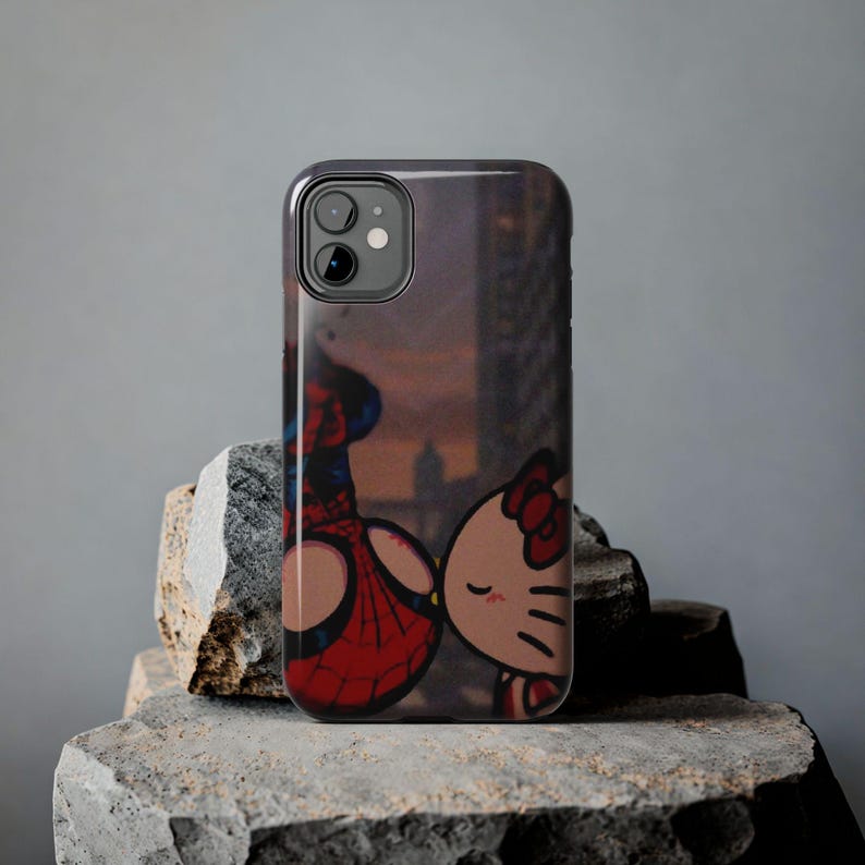 Funda para teléfono Hello Kitty x Spider-Man Kiss / Funda resistente para teléfono imagen 5