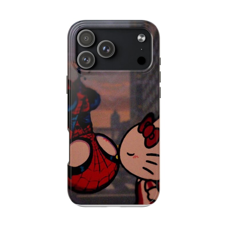 Funda para teléfono Hello Kitty x Spider-Man Kiss / Funda resistente para teléfono imagen 10