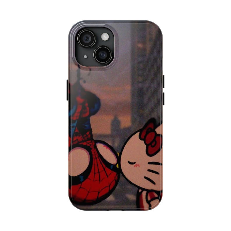 Funda para teléfono Hello Kitty x Spider-Man Kiss / Funda resistente para teléfono imagen 8