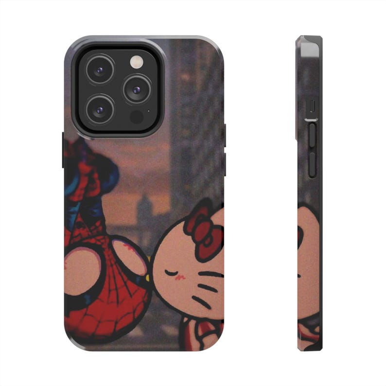 Funda para teléfono Hello Kitty x Spider-Man Kiss / Funda resistente para teléfono imagen 7