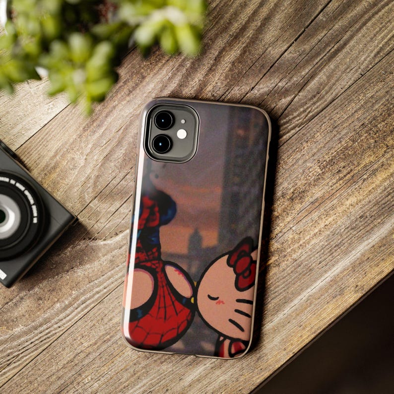 Funda para teléfono Hello Kitty x Spider-Man Kiss / Funda resistente para teléfono imagen 6