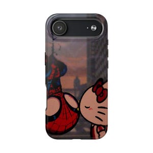 Funda para teléfono Hello Kitty x Spider-Man Kiss / Funda resistente para teléfono imagen 11