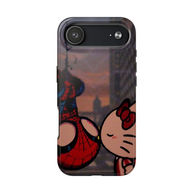 Funda para teléfono Hello Kitty x Spider-Man Kiss / Funda resistente para teléfono imagen 11
