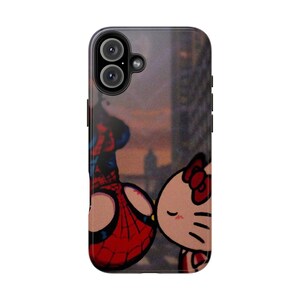 Funda para teléfono Hello Kitty x Spider-Man Kiss / Funda resistente para teléfono imagen 9
