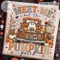 Pumpkin Patch Ghost Truck PNG,, Meet Me to the Pumpkin Patch PNG, Colorful Autumn Graphic, Sublimation, Girly Halloween Tee Digital Download product logo