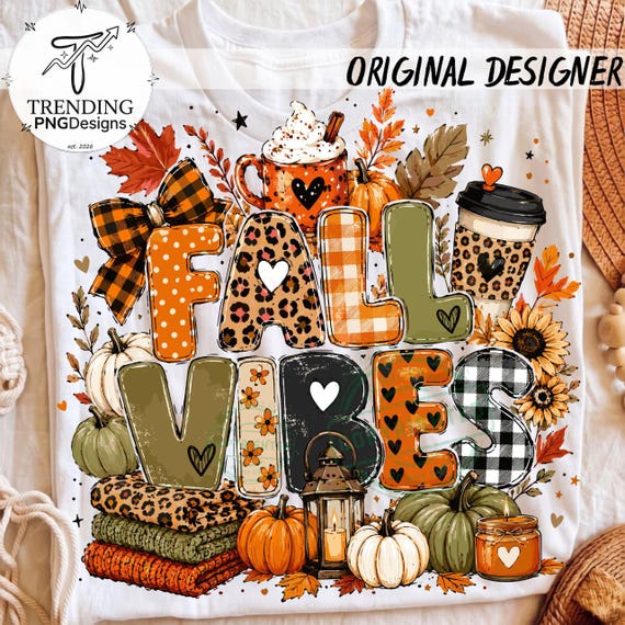 Fall PNG Trendy colorful Pumpkin leopard PNG, Fall Vibes girly Pumpkin Png, Vintage Autumn Floral Coquette DTF, Trending Boutique Design