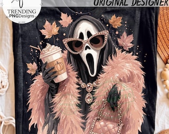 Glam Ghost Png, Preppy Ghost Png, Boujee Png, Bling Design, Leopard Print Png, Ghost Graphic, Halloween Designs, Spooky Graphic