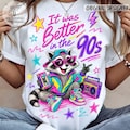 90s Retro Raccoon PNG, It was better in the 90s PNG, Retro Nostalgic 90s popular now, Cute Retro Vinyl Sublimation Design (Digital Download) product logo