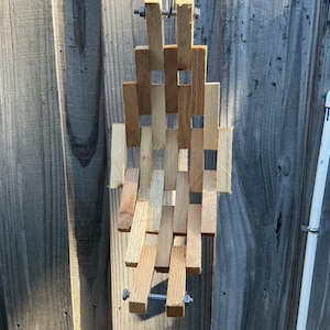 Unique Handmade cedar baskets for orchids/plants.  The Boat