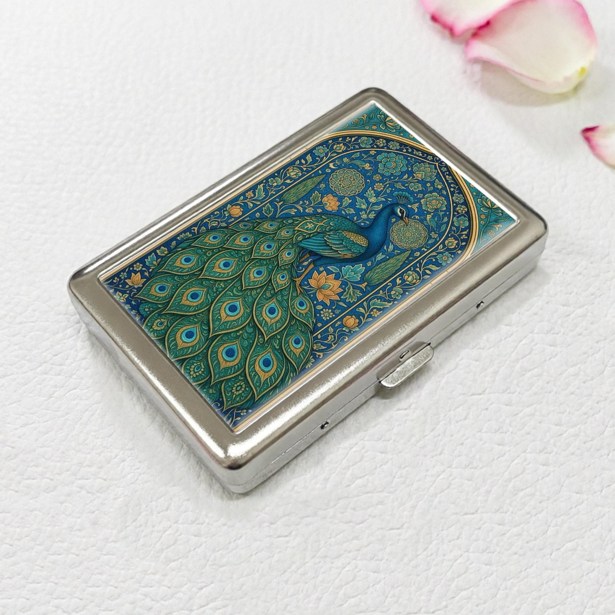 musical carousel cigarette holder Vintage Italian Reuge Cigarette/ Lipstick Holder Music Box Carousel (Lot  1306