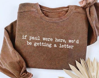 If Paul Were Here Wed Get Letter SVG PNG, grappig religieus shirt (digitale download)
