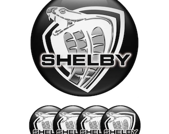 Center Cap Stickers for Wheels – Glossy 3D Rim Decals, Waterproof Hub Cap Overlay Set of 4