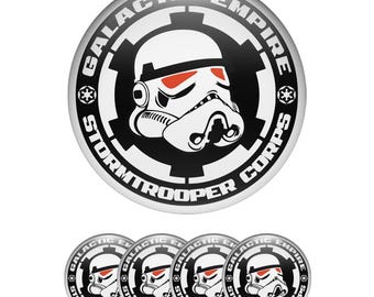 Custom Logo Wheel Center Cap Stickers – 3D Domed Rim Logo Decals, Personalized Car Logo Overlay, Glossy Hub Cap Stickers Set of 4