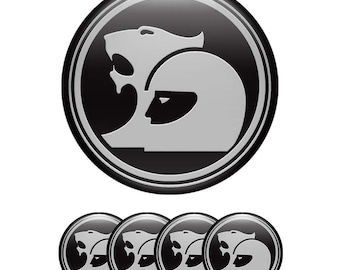 Wheel Center Cap Set of 4 – Custom 3D Domed Resin Stickers