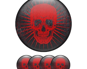 Custom Logo Wheel Center Cap Stickers – 3D Domed Rim Logo Decals, Personalized Car Logo Overlay, Glossy Hub Cap Stickers Set of 4