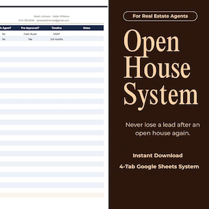 Sistema de Visitas Abertas para Corretores de Imóveis | Cadastro, Rastreamento de Leads, Roteiros de Acompanhamento | Download Imediato