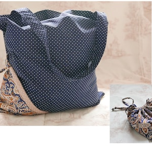 Shopper Bag Sewing Pattern: Beginner DIY Tote (PDF Download)